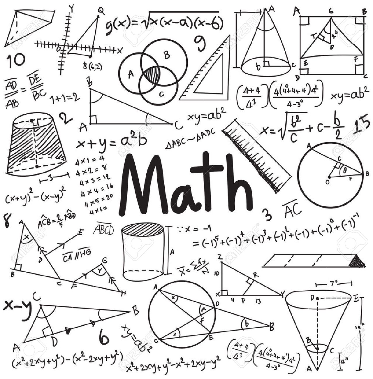 Mathematics formulas and theory